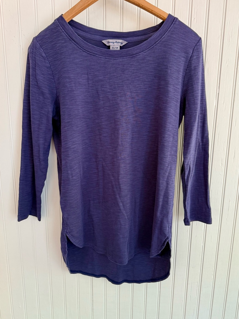 Tommy Bahama Blue Long Sleeve Tee 100% Cotton